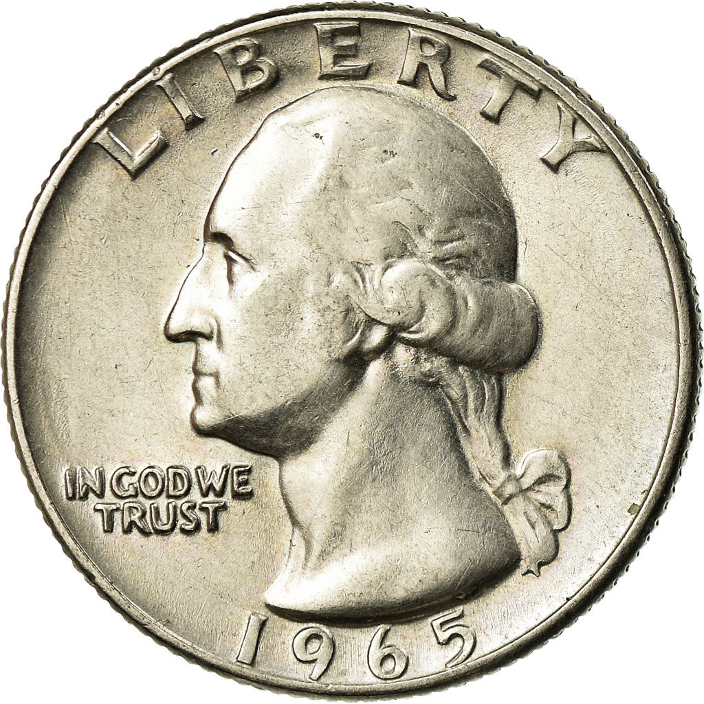 Moneta, Stati Uniti, Washington Quarter, Quarter, 1965, U.S. Mint, Philadelphia