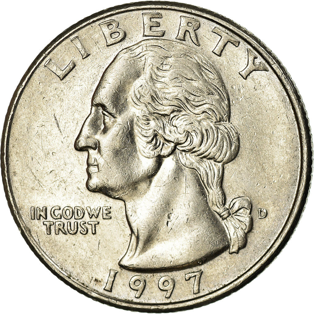 Moneta, Stati Uniti, Washington Quarter, Quarter, 1997, U.S. Mint, Denver, BB
