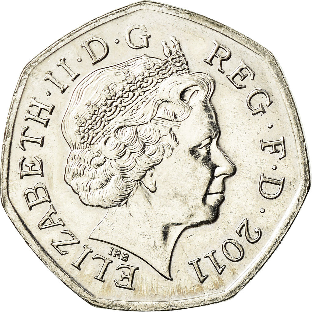 Moneta, Gran Bretagna, Elizabeth II, Basketball, 50 Pence, 2011, British Royal