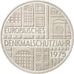 GERMANY - FEDERAL REPUBLIC, 5 Mark, 1975, Stuttgart, Germany, MS(60-62), Silv...