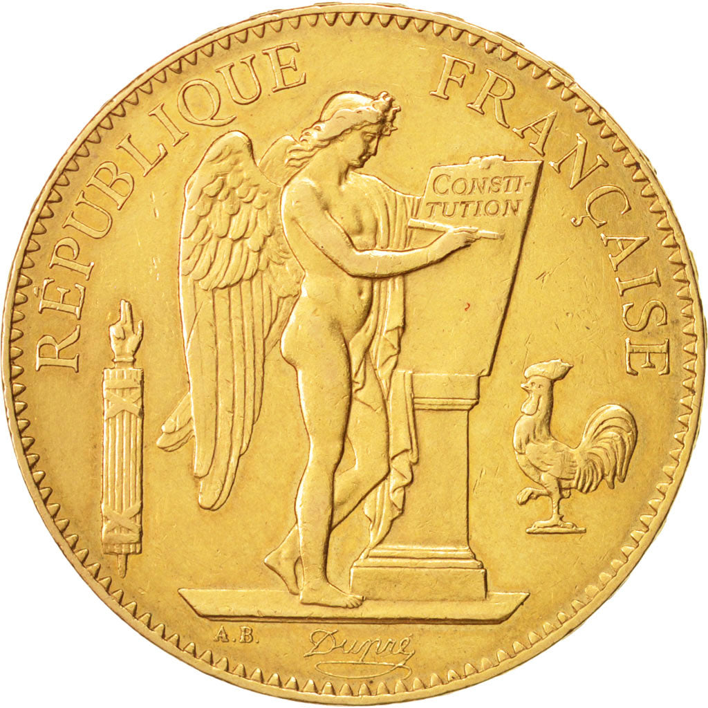 France, Génie, 100 Francs, 1878, Paris, SUP, Gold, KM:832, Gadoury:1137