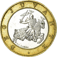 Coin, Monaco, Rainier III, 10 Francs, 1989, EF(40-45), Bi-Metallic, KM:163