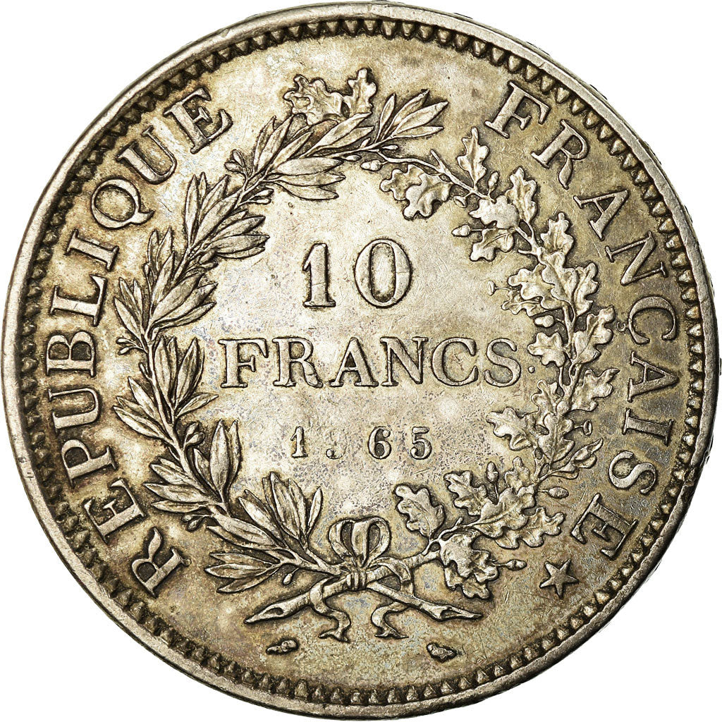 Moneta, Francia, Hercule, 10 Francs, 1965, Paris, BB, Argento, KM:932