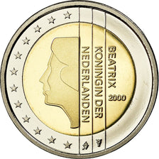 Países Bajos, 2 Euro, 2000, BE, FDC, Bimetálico, KM:241