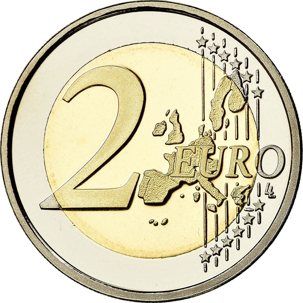Países Bajos, 2 Euro, 2000, BE, FDC, Bimetálico, KM:241