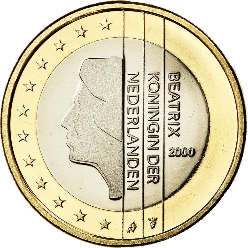 Paesi Bassi, Euro, 2000, BE, FDC, Bi-metallico, KM:240