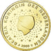 Países Bajos, 50 Euro Cent, 2000, BE, FDC, Latón, KM:239