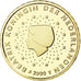 Países Bajos, 10 Euro Cent, 2000, BE, FDC, Latón, KM:237