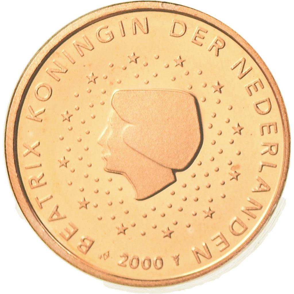 Niederlande, Euro Cent, 2000, BE, STGL, Copper Plated Steel, KM:234