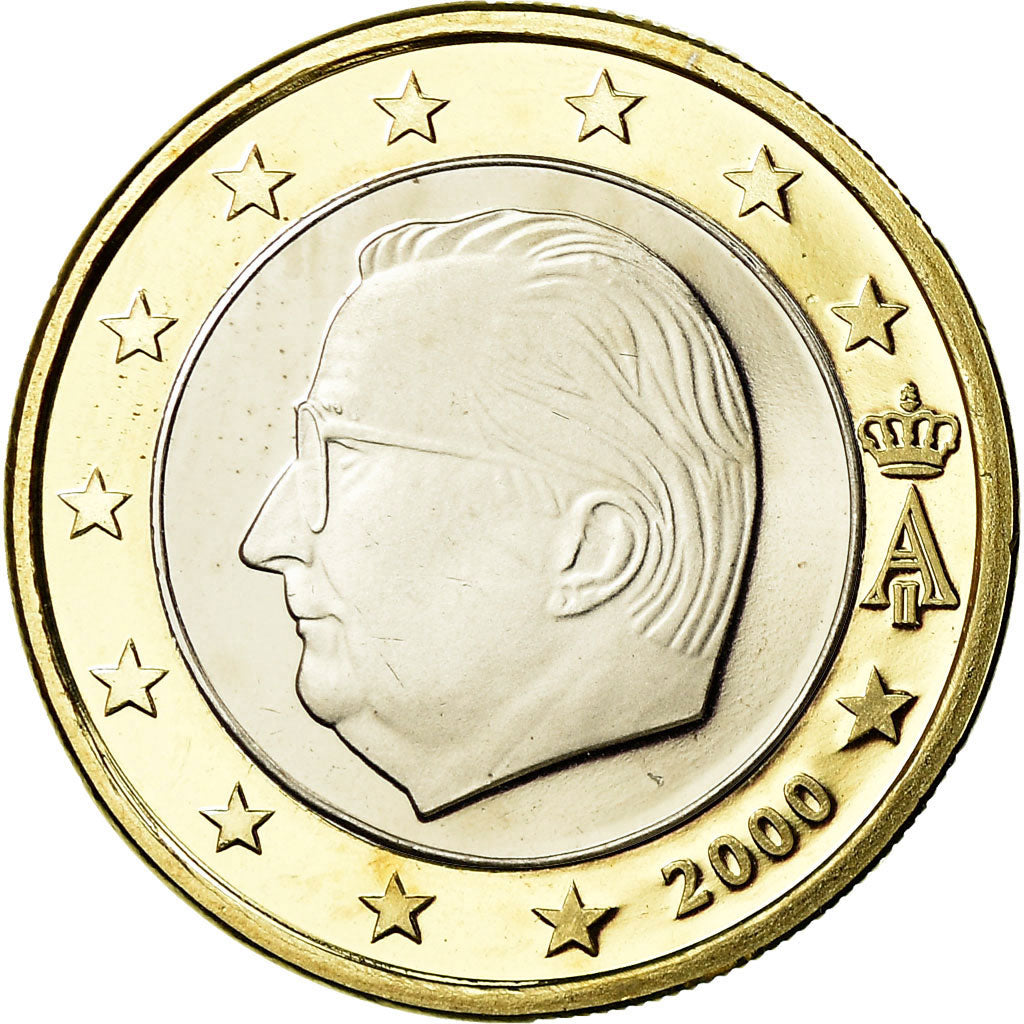 Bélgica, Euro, 2000, BE, FDC, Bimetálico, KM:230