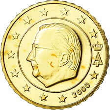 Bélgica, 10 Euro Cent, 2000, BE, FDC, Latón, KM:227