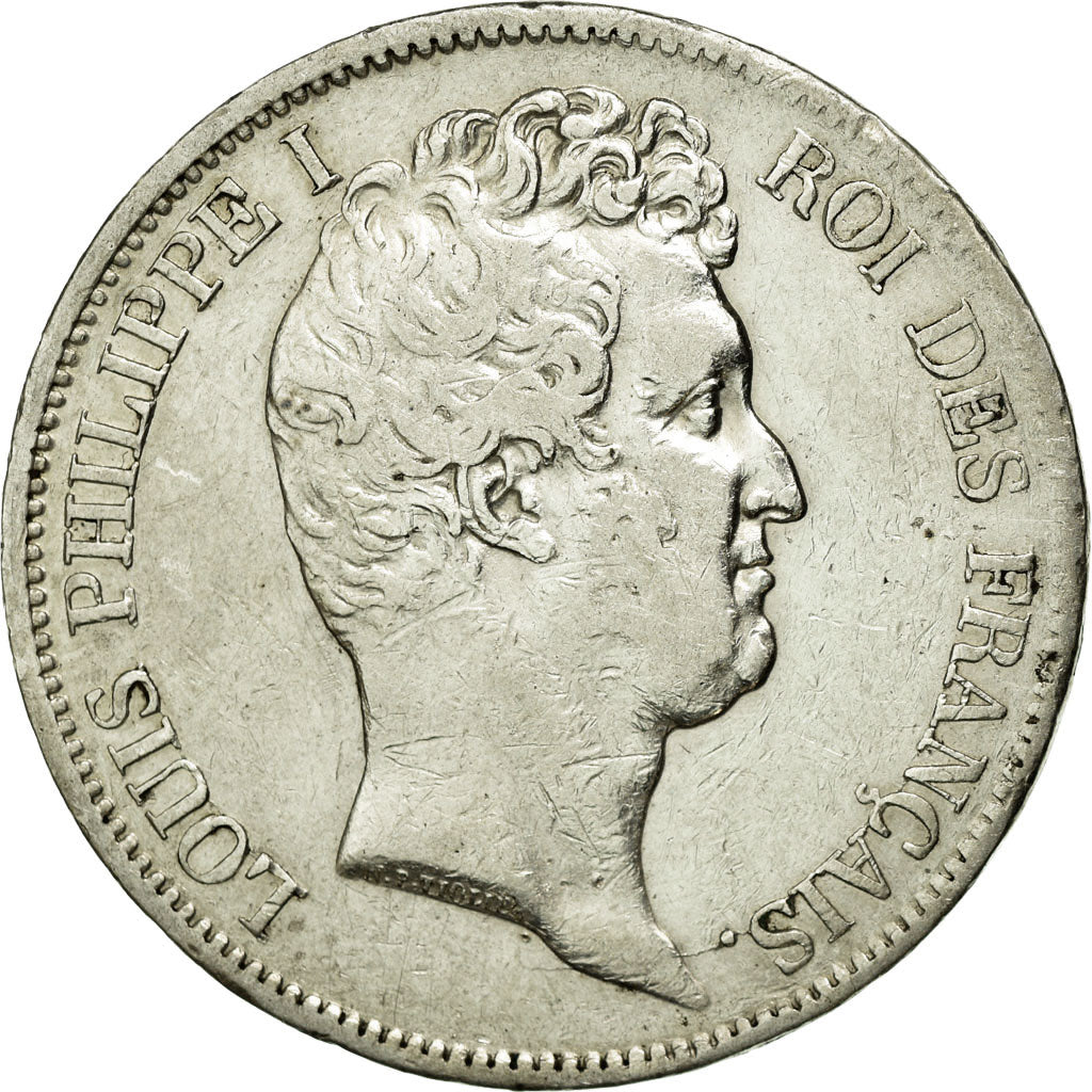 Coin, France, Louis-Philippe, 5 Francs, 1831, Rouen, VF(30-35), Silver