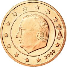 Bélgica, Euro Cent, 2000, BE, FDC, Cobre chapado en acero, KM:224
