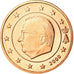 Bélgica, Euro Cent, 2000, BE, FDC, Cobre chapado en acero, KM:224