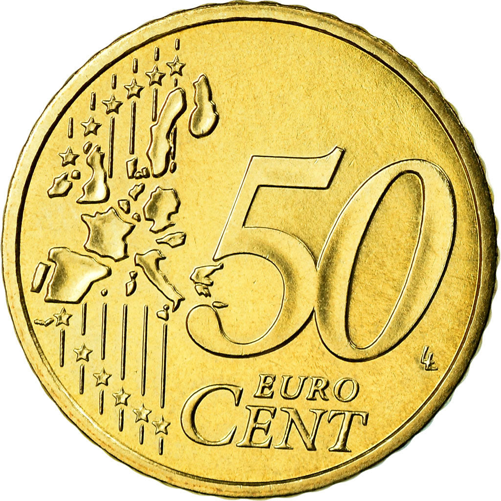 Francia, 50 Euro Cent, 2003, SC, Latón, KM:1287