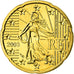 Francia, 20 Euro Cent, 2003, SPL, Ottone, KM:1286