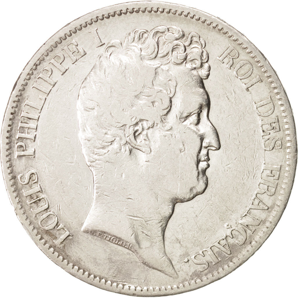 Coin, France, Louis-Philippe, 5 Francs, 1831, Paris, VF(30-35), Silver