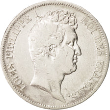 Coin, France, Louis-Philippe, 5 Francs, 1831, Paris, VF(30-35), Silver