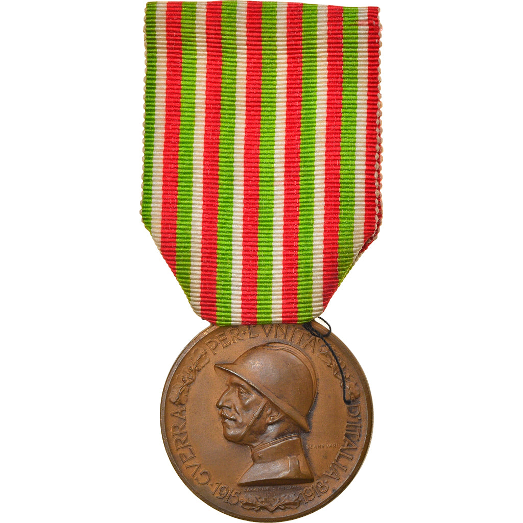 Italy, Guerra per l'Unita d'Italia, Medal, 1915-1918, Excellent Quality, Bronze