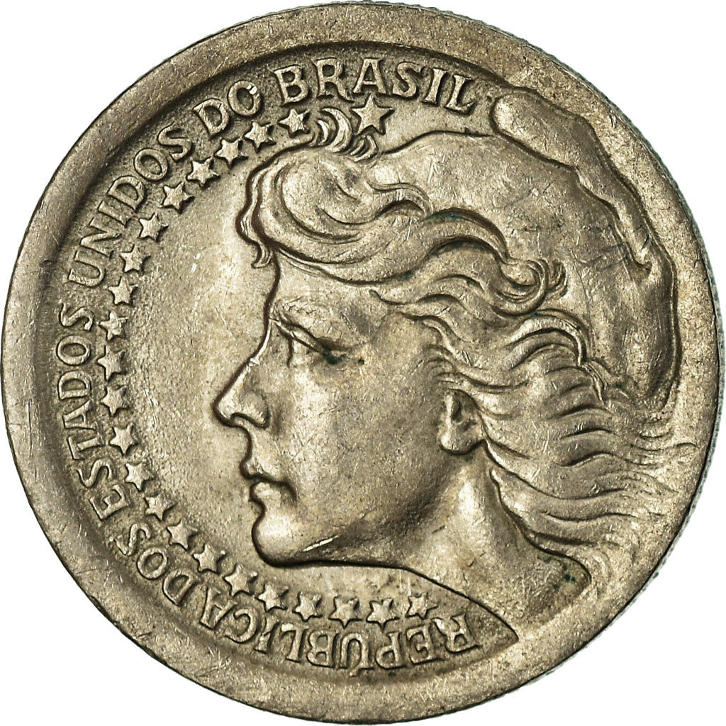 Moneta, Brasile, 50 Cruzeiros, 1965, BB, Nichel, KM:574