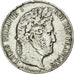 Coin, France, Louis-Philippe, 5 Francs, 1844, Bordeaux, VF(30-35), Silver