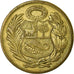 Moneda, Perú, Sol, 1959, MBC, Latón, KM:222