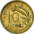Coin, Peru, 10 Centavos, 1968, VF(30-35), Brass, KM:245.2