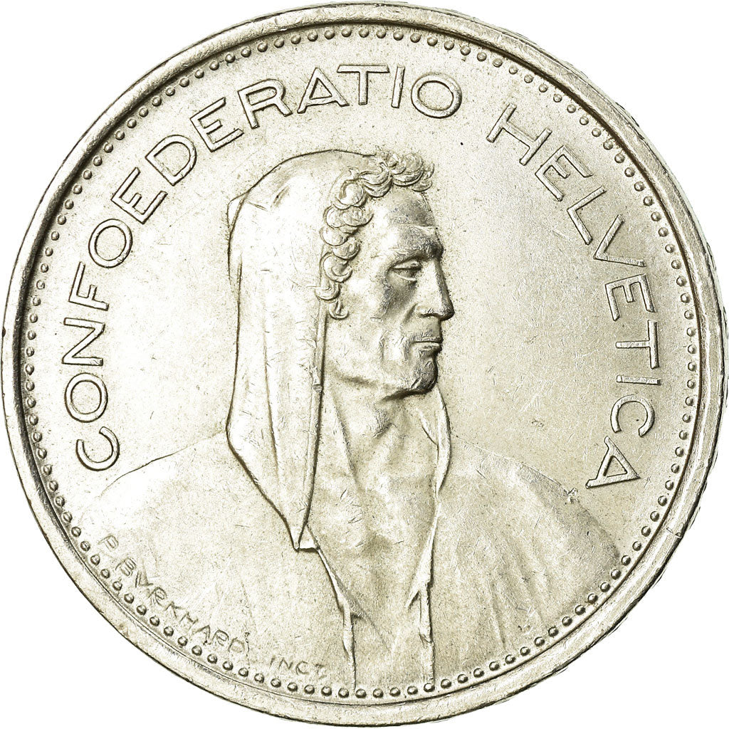 Münze, Schweiz, 5 Francs, 1969, Bern, SS+, Silber, KM:40