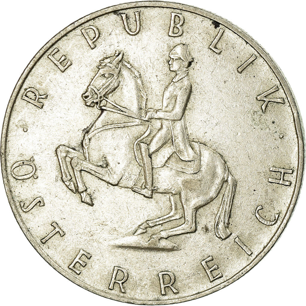 Munten, Oostenrijk, 5 Schilling, 1964, ZF, Zilver, KM:2889