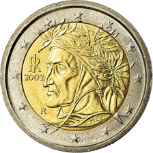 Italien, 2 Euro, 2002, SS+, Bi-Metallic, KM:217