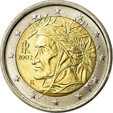 Italien, 2 Euro, 2002, SS+, Bi-Metallic, KM:217