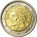Italien, 2 Euro, 2002, SS+, Bi-Metallic, KM:217