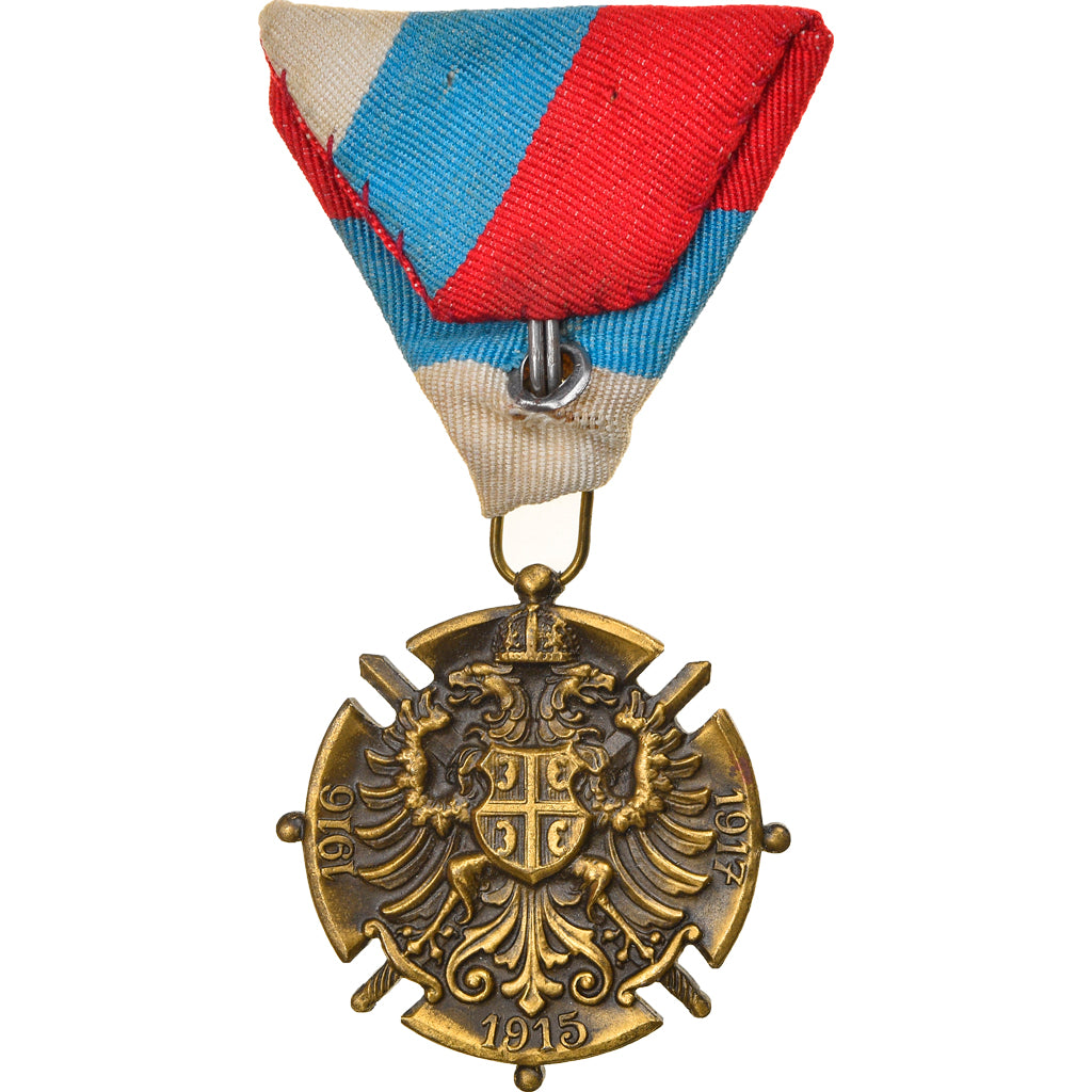 Serbia, Médaille commémorative de Serbie, Medal, 1914-1918, Excellent Quality