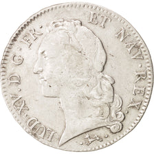France, Louis XV, Écu au bandeau, Ecu, 1742, Bayonne, TB+, Silver, KM:512.12...