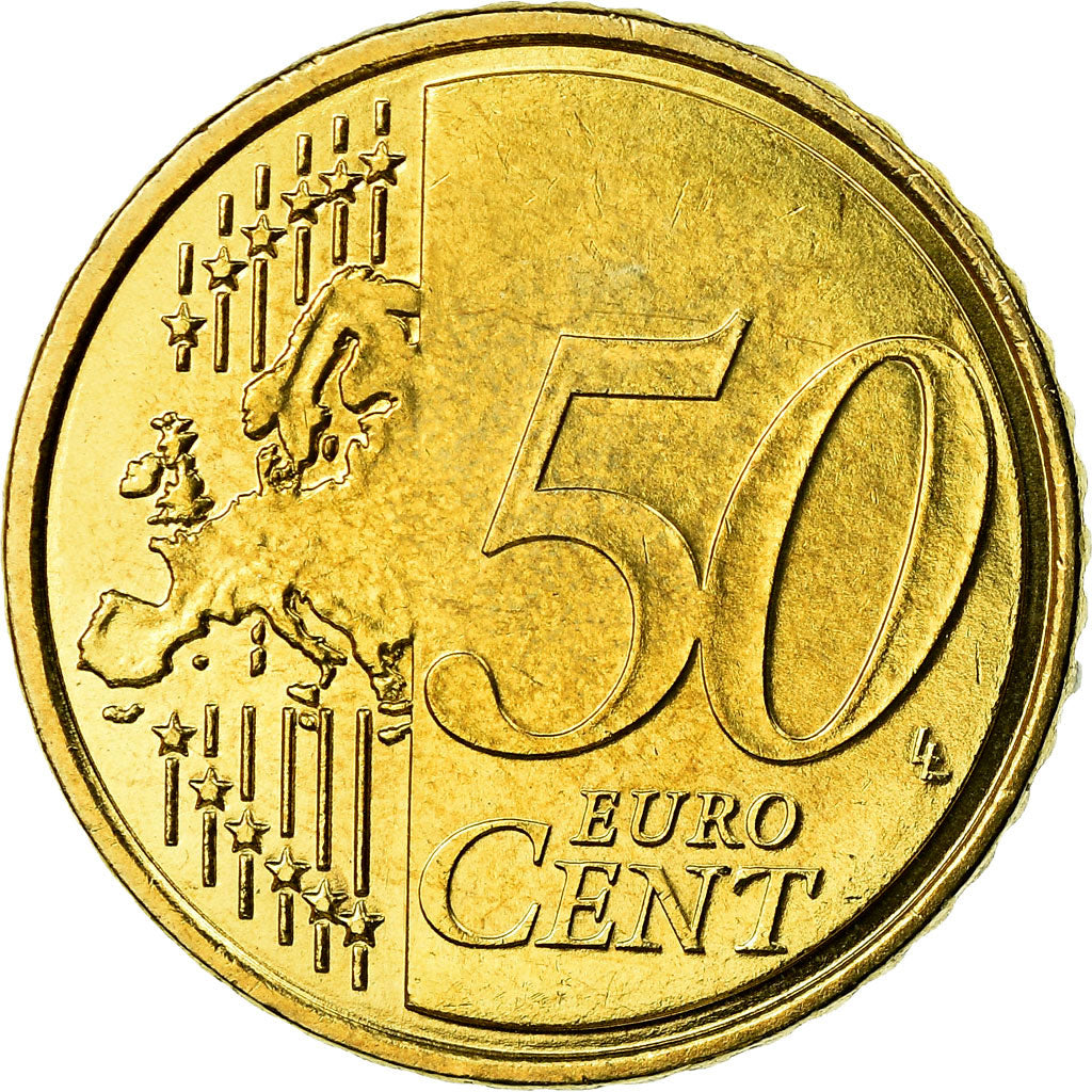 Malta, 50 Euro Cent, 2008, SPL-, Ottone, KM:130