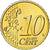 IRELAND REPUBLIC, 10 Euro Cent, 2005, AU(55-58), Brass, KM:35