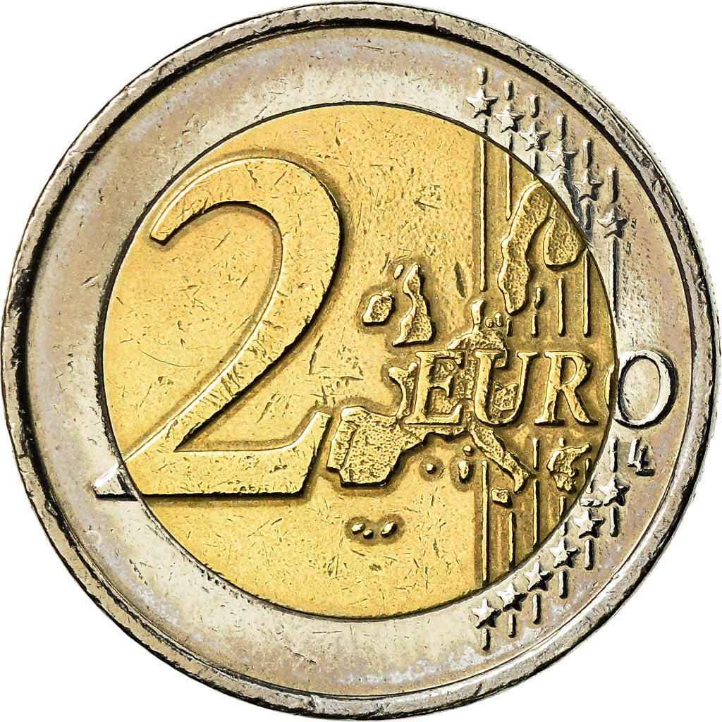 Países Baixos, 2 Euro, 2001, AU(55-58), Bimetálico, KM:241