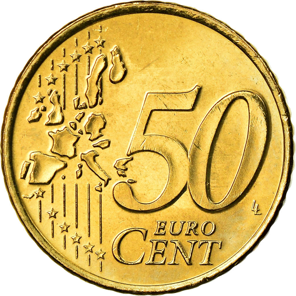 Niederlande, 50 Euro Cent, 1999, VZ, Messing, KM:239