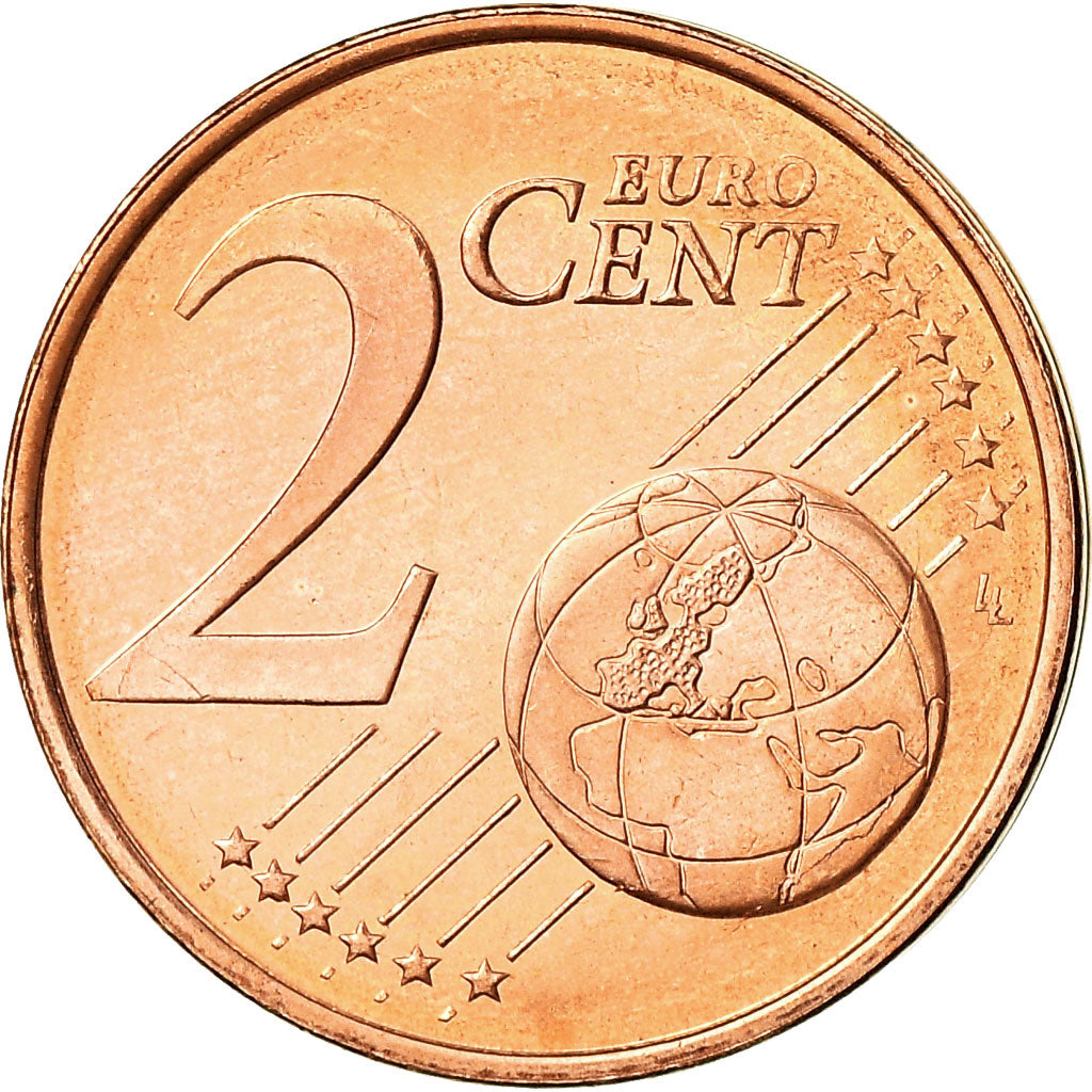 Cyprus, 2 Euro Cent, 2008, MS(63), Copper Plated Steel, KM:79