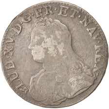 France, Louis XV, Écu aux branches d'olivier, Ecu, 1740, Rouen, VF(30-35), S...