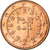 Portugal, 5 Euro Cent, 2005, AU(55-58), Aço Cromado a Cobre, KM:742