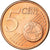 Portugal, 5 Euro Cent, 2005, AU(55-58), Aço Cromado a Cobre, KM:742
