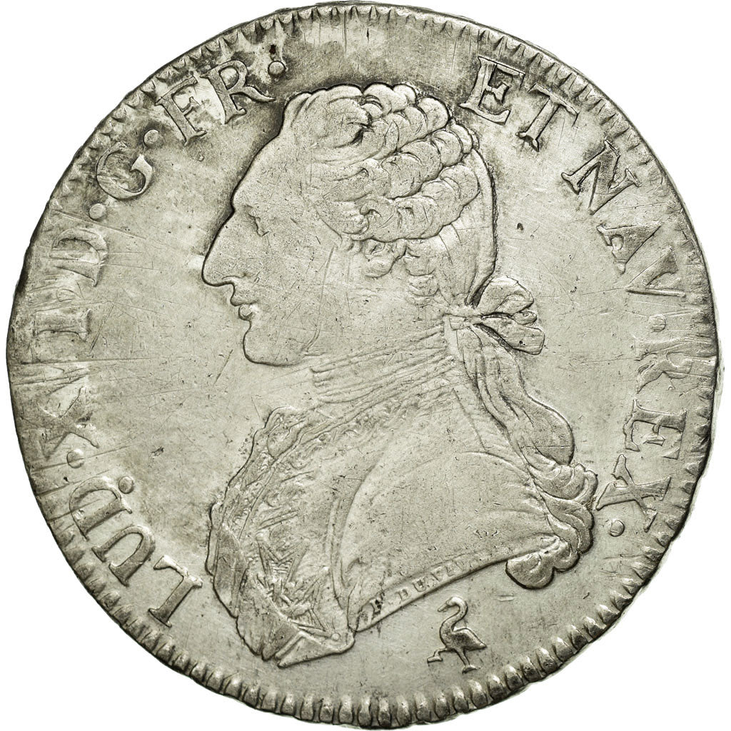 Coin, France, Louis XVI, Écu aux branches d'olivier, Ecu, 1784, Paris