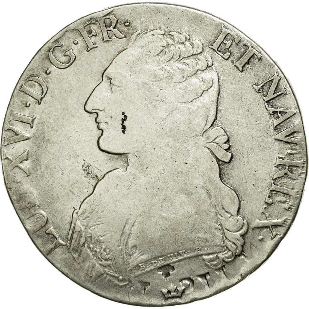 Moneta, Francia, Louis XVI, Écu aux branches d'olivier, Ecu, 1781, Toulouse