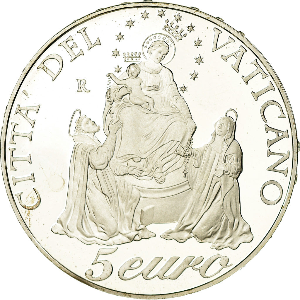 CIUDAD DEL VATICANO, 5 Euro, 2003, BE, FDC, Plata, KM:354