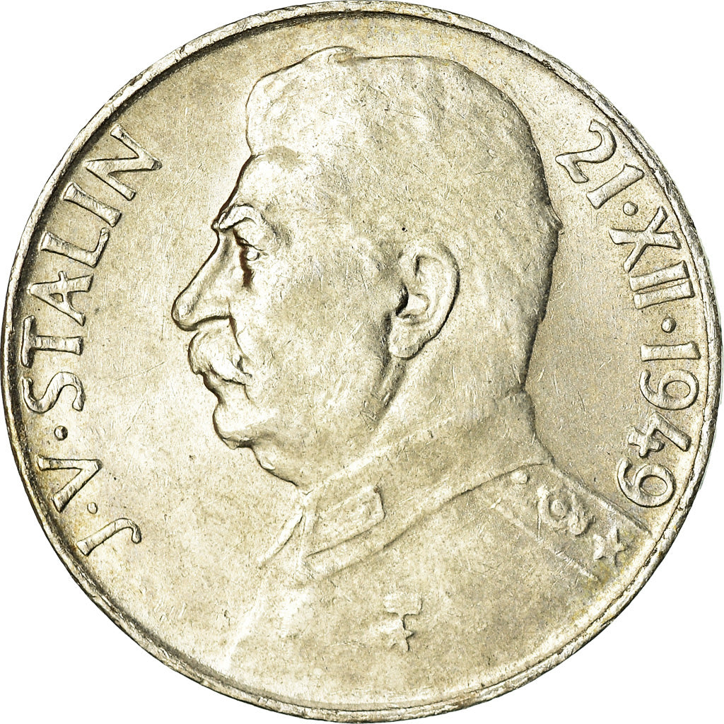 Moneda, Checoslovaquia, 50 Korun, 1949, SC, Plata, KM:28