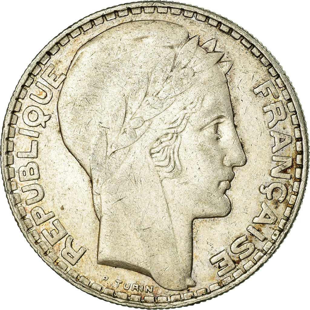Münze, Frankreich, Turin, 20 Francs, 1929, Paris, SS, Silber, KM:879
