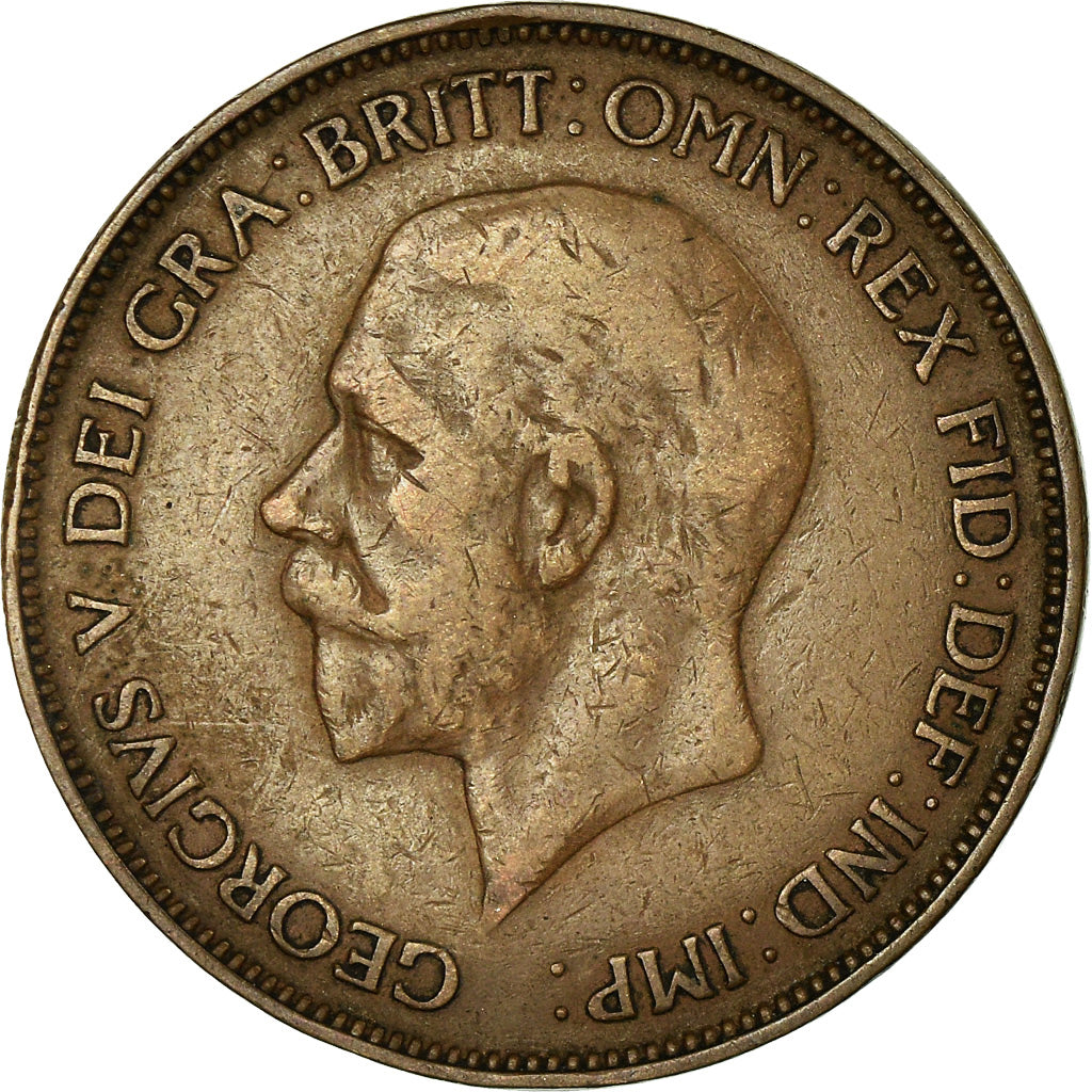 Münze, Großbritannien, George V, Penny, 1936, S+, Bronze, KM:838