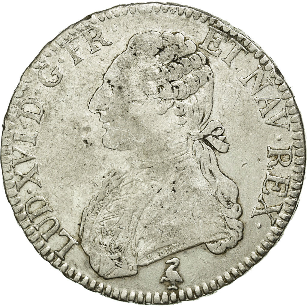 Coin, France, Louis XVI, Écu aux branches d'olivier, Ecu, 1790, Paris