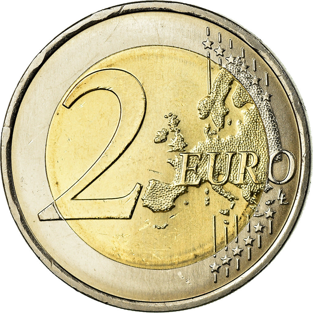 Portogallo, 2 Euro, 2007, BB+, Bi-metallico, KM:771